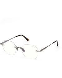 Tom Ford - Ft6126-B 008 Optical Frames Metal Geometric Normal - Lyst