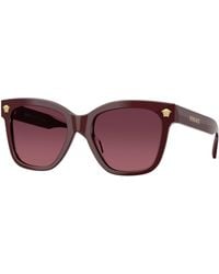 Versace - Ve4511 5381F4 Sunglasses Acetate Squared Normal Nuanced - Lyst