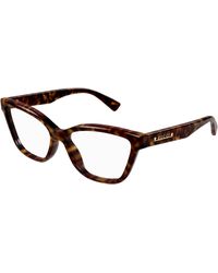 Gucci - Gg1589O 002 Optical Frames Acetate Transparent Cat Eye - Lyst