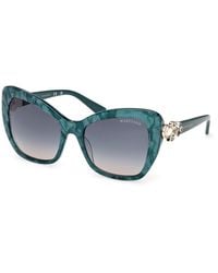 Guess - Gm00032 89P Sunglasses Acetate Butterfly Normal - Lyst