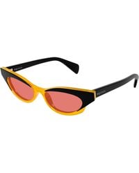 McQueen - Am0544S 005 Sunglasses Acetate Cat Eye - Lyst