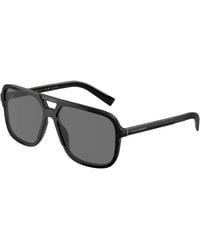 Dolce & Gabbana - Dg4354 193481 Sunglasses Acetate Squared Polarized - Lyst