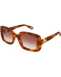 Chloé - Ch0333S 003 Sunglasses Acetate Squared - Lyst