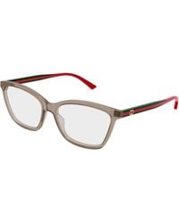 Gucci - Gg1989O 003 Optical Frames Acetate Transparent Cat Eye - Lyst