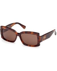 Max Mara - Mm0140 Lee-3 52E Sunglasses Acetate Squared Normal - Lyst