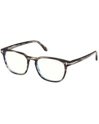 Tom Ford - Ft5868-B 020 Optical Frames Acetate Squared Normal - Lyst