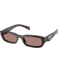 Prada - Pr B06S 17N60B Sunglasses Acetate Squared Normal - Lyst