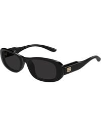 Balenciaga - Bb0511Sk 001 Occhiali Da Sole Acetato Grigio Squadrata - Lyst