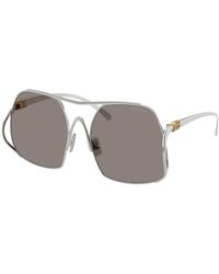 Miu Miu - Mu A55S 1Bc80Q Sunglasses Steel Squared Normal - Lyst