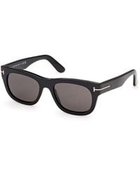 Tom Ford - Ft1334 Marshall-02 01A Sunglasses Acetate Smoke Squared Normal - Lyst