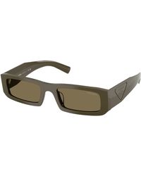 Prada - Pr D09Sd 26J90F Sunglasses Acetate Squared Normal - Lyst