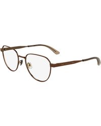 Calvin Klein - Ck25107 601 Optical Frames Metal Squared Normal - Lyst