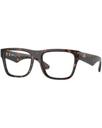 Burberry - Be2411 3002 Optical Frames Acetate Transparent Squared Normal - Lyst