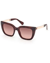MAX&Co. - Mo0157 52F Sunglasses Injected Cat Eye Normal - Lyst