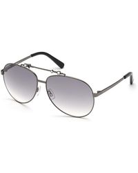 DSquared² - Dq0356 08B Outlet Sunglasses Metal Pilot Normal Shaded - Lyst