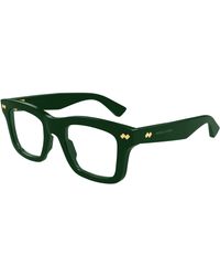 Bottega Veneta - Bv1353O 008 Optical Frames Acetate Transparent Squared - Lyst