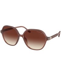 Michael Kors - Mk2186U Bali 354813 Sunglasses Injected Geometric Normal Shaded - Lyst