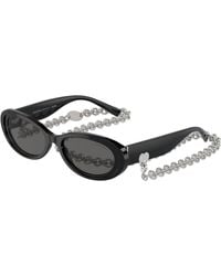 Tiffany & Co. - Tf4221 8001S4 Sunglasses Acetate Round Normal - Lyst