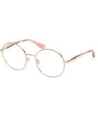Guess - Gu50385 28 Optical Frames Metal Round Normal - Lyst