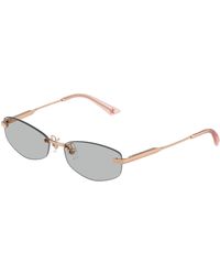 Jimmy Choo - Jc4013D 300887 Sunglasses Metal Round Normal - Lyst