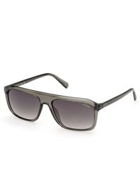 Guess - Gu00311 96B Sunglasses Injected Smoke Squared Normal - Lyst