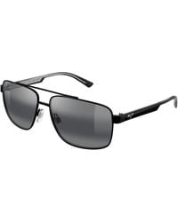 Maui Jim - Mj0361S 001 Sunglasses Metal Pilot - Lyst