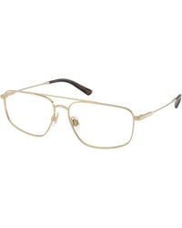 Polo Ralph Lauren - Ph1247 9204 Optical Frames Metal Transparent Pilot Normal - Lyst