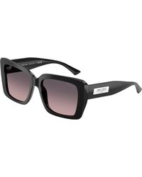 Jimmy Choo - Jc5042 500046 Sunglasses Acetate Squared Normal Shaded - Lyst