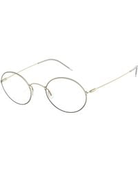 Giorgio Armani - Ar6115T 30021W Sunglasses Titanium Transparent Round Normal - Lyst