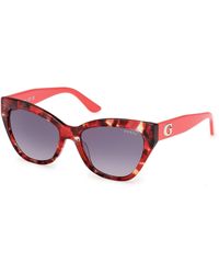 Guess - Gu00204 54B Sunglasses Acetate Cat Eye Normal - Lyst