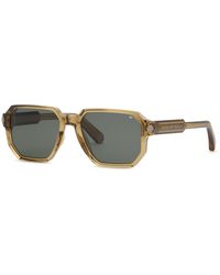 Philipp Plein - Spp202M Plein Contemporary 0B86 Sunglasses Injected Geometric Normal - Lyst