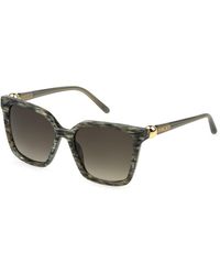 Furla - Sfu888 06Bz Sunglasses Acetate Smoke Squared Normal Shaded - Lyst