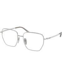 Prada - Pr C51Vd 1Bc1O1 Optical Frames Metal Squared Normal - Lyst
