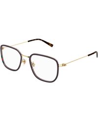 Gucci - Gg1852Oa 001 Optical Frames Injected Transparent Squared - Lyst