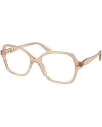 Swarovski - Sk2063 1034 Optical Frames Acetate Transparent Squared Normal - Lyst