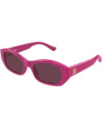 Balenciaga - Bb0476S 004 Sunglasses Acetate Round - Lyst