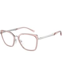 Emporio Armani - Ea1152 3364 Optical Frames Metal Transparent Cat Eye Normal - Lyst