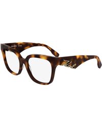 KARL LAGERFELD - Kl6190 240 Optical Frames Acetate Squared Normal - Lyst