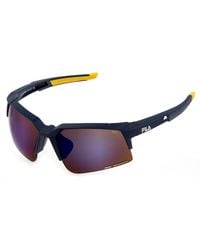 Fila - Sfi515 U43B Sunglasses Injected Squared Water -Repellent Mirror - Lyst