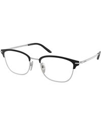 Prada - Pr D54V Kui1O1 Optical Frames Metal Transparent Squared Normal - Lyst