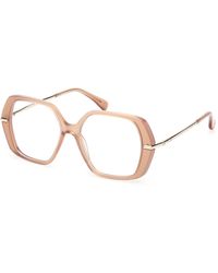 Max Mara - Mm5175 045 Optical Frames Acetate Geometric Normal - Lyst