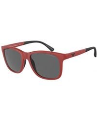 Emporio Armani - Ea4184 562487 Sunglasses Plastic Squared Normal - Lyst