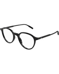 Montblanc - Mb0291O 001 Optical Frames Acetate Round - Lyst