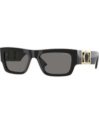 Versace - Ve4416U Gb1/81 Sunglasses Acetate Squared Polarized - Lyst