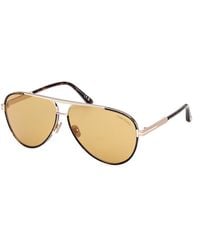 Tom Ford - Ft1340 Rupert-02 52E Sunglasses Metal Pilot Normal - Lyst