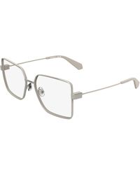 Calvin Klein - Ckj26203 042 Optical Frames Metal Squared Normal - Lyst