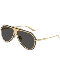 Dolce & Gabbana - Dg2309 02/87 Sunglasses Metal Pilot Normal - Lyst