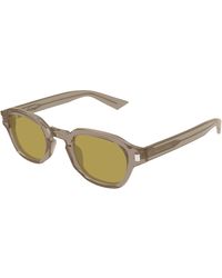 Saint Laurent - Sl 946 005 Sunglasses Acetate Round - Lyst