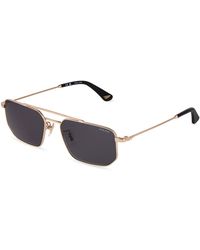 Police - Splu66 Origins Lite 40 300 Sunglasses Metal Smoke Geometric Normal - Lyst