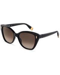 Furla - Sfub11 700 Sunglasses Acetate Smoke Squared Normal Nuanced - Lyst